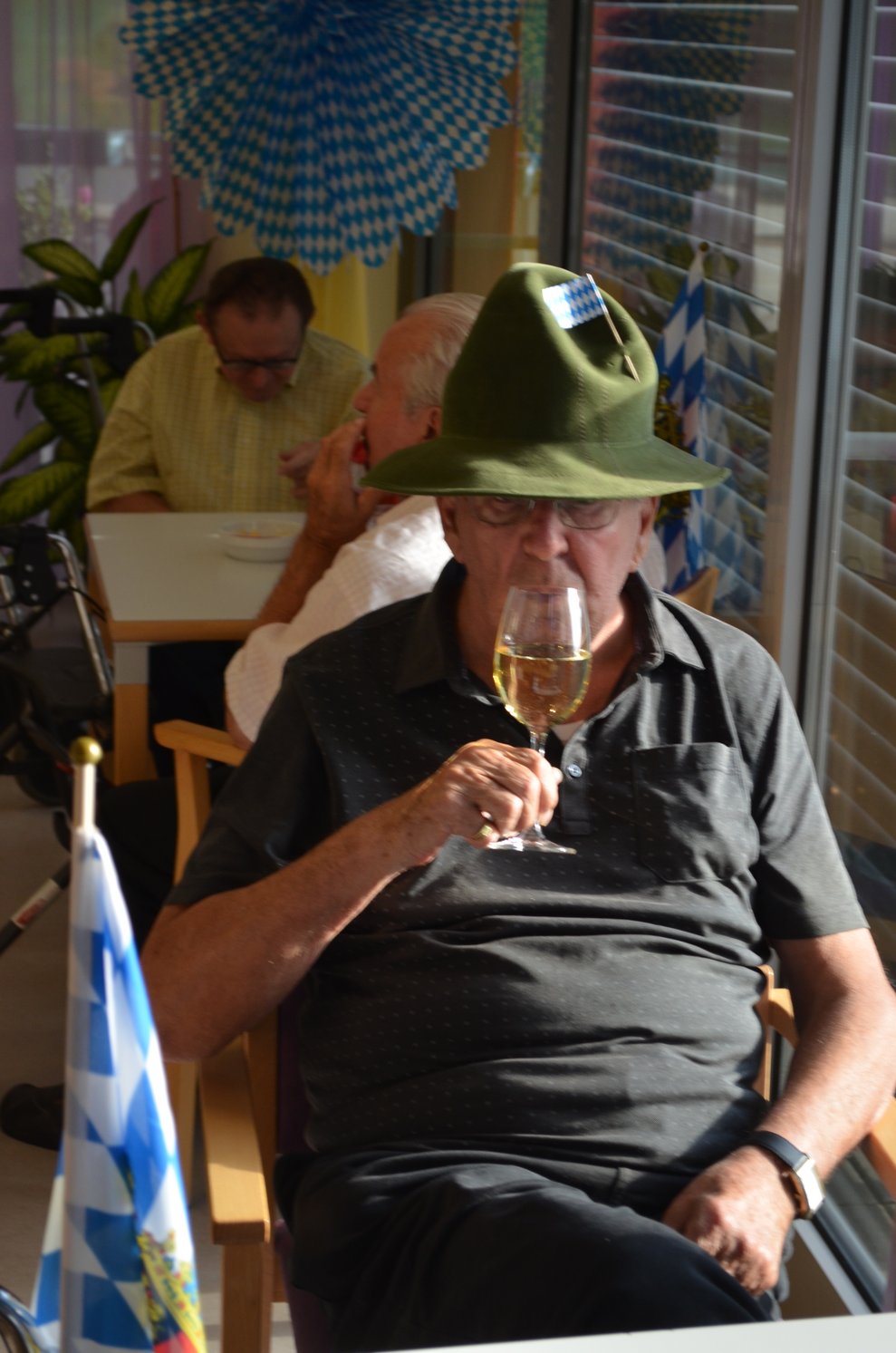 Mann mit Hut