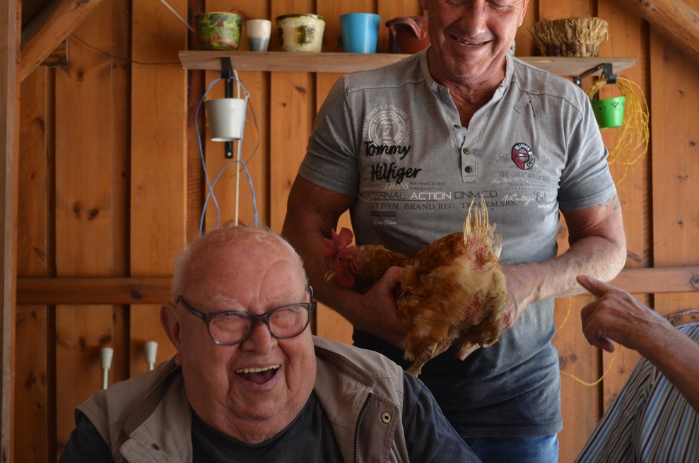 Lachende Menschen